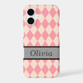 Personalized Pink iPhone Case For All Models