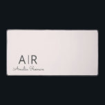 Personalized Pink Monogram Desk Mat<br><div class="desc">Transform your workspace with our Personalized Pastel Pink Monogram Desk Mat. This stylish desk mat features a soft pastel pink design with your custom initial and name, offering both elegance and practicality. Protect your desk surface while adding a touch of personalized charm to your office or home workspace. Ideal for...</div>