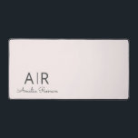 Personalized Pink Monogram Desk Mat<br><div class="desc">Transform your workspace with our Personalized Pastel Pink Monogram Desk Mat. This stylish desk mat features a soft pastel pink design with your custom initial and name, offering both elegance and practicality. Protect your desk surface while adding a touch of personalized charm to your office or home workspace. Ideal for...</div>