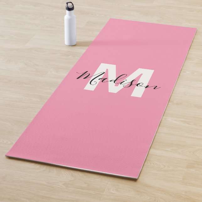 Personalized Pink Monogram Yoga Mat (In Situ)