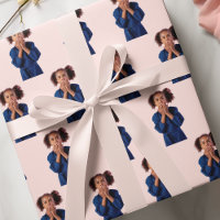 Personalized Pink Photo Collage Kids Birthday