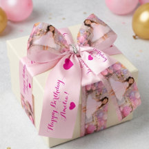 Personalized Pink Photo Girl Birthday Party