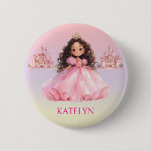 Personalized Pink Princess Birthday