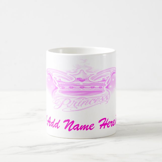 Personalized Pink Princess - Mug (Center)