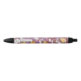 Personalized Pink purple butterflies pen