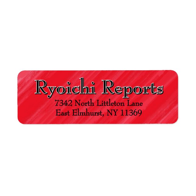 Personalized Pink Red Glamour (Front)