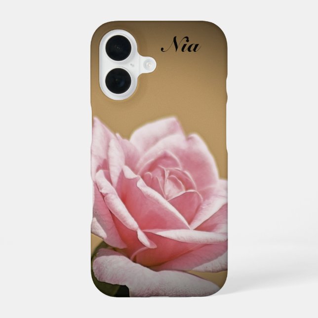 Personalized Pink Rose Case-MateiPhone Case (Back)