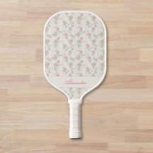 Personalized Pink Rose Floral 