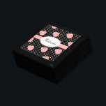 Personalized Pink Rose Jewellery Box<br><div class="desc">Personalize this decorative box by changing the name. Use this elegant pink rose box as a jewellery box,  gift box,  decor,  keepsake box,  etc... .The design is from original art.</div>