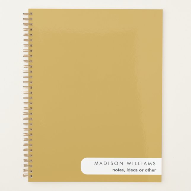 Personalized Pink Spiral Notebook – “custome” Note Planner (Front)