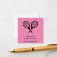 Personalized Pink Tennis Racket