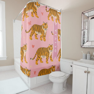 Personalized Pink Tiger Chic Edgy Fun Aesthetic