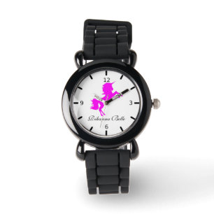 Personalized Pink Unicorn Watch