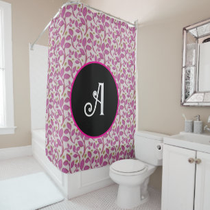 Personalized pink vine floral pattern 