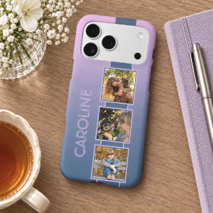 Personalized Pink Violet Purple Blue Photo