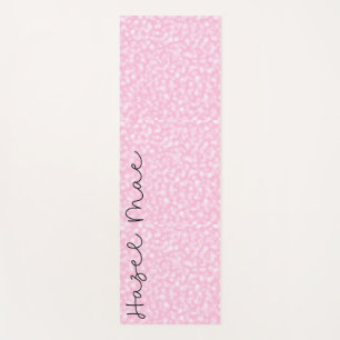 Personalized Pink Yoga Mat