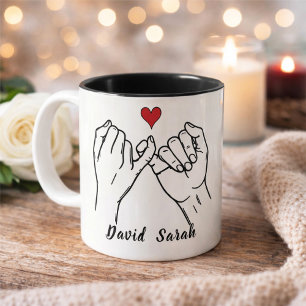 Personalized Pinky Promise Mug Valentine’s Day