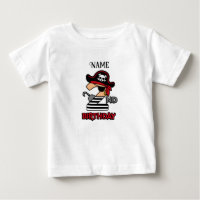 Personalized Pirate 2nd birthday t-shirt