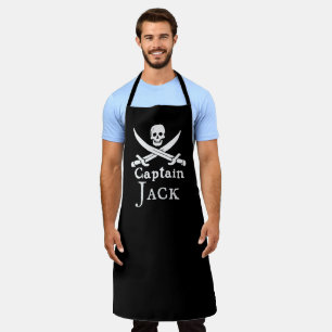 Personalized Pirate Captain All-Over Print Apron