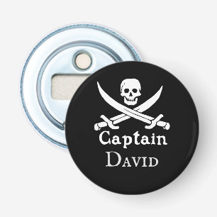 Personalized Pirate Captain Bottle Opener