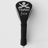 Personalized Pirate Captain Golf Head Cover