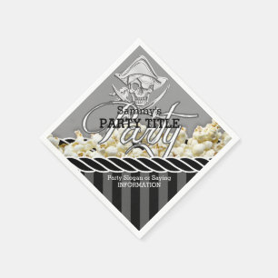 Personalized Pirate Day Party Napkin