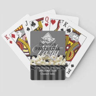 Personalized Pirate Day Party Playing Cards