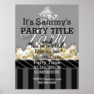 Personalized Pirate Day Party Poster