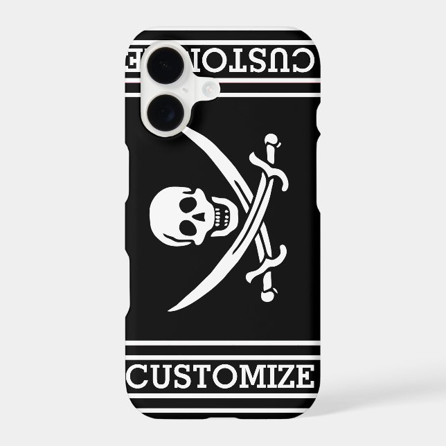 Personalized Pirate Flag (Back)