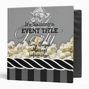 Personalized Pirate Party Binder