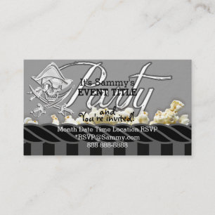 Personalized Pirate Party Enclosure Card