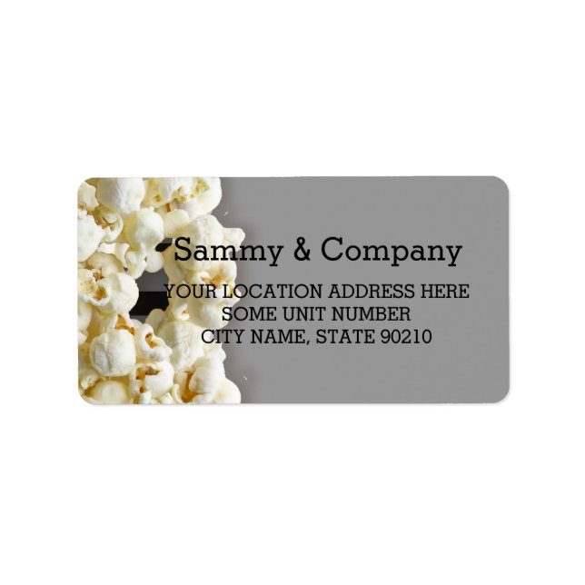 Personalized Pirate Party Label (Front)