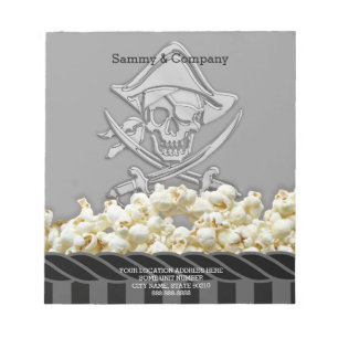 Personalized Pirate Party Notepad