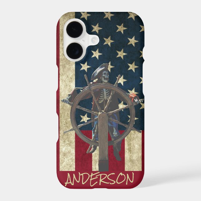 Personalized Pirate Ship Skeleton  (Back)