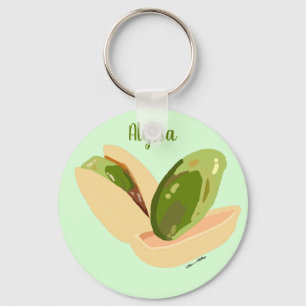 Personalized Pistachio Nuts Keychain