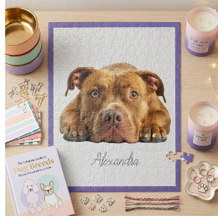 Personalized Pitbull Jigsaw Puzzle