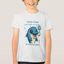Personalized Pixel Dolphin T-Shirt — Custom Name 8