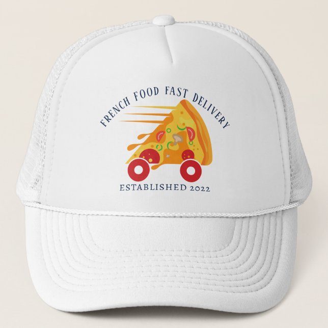 Personalized Pizza Lover Trucker Hat  (Front)