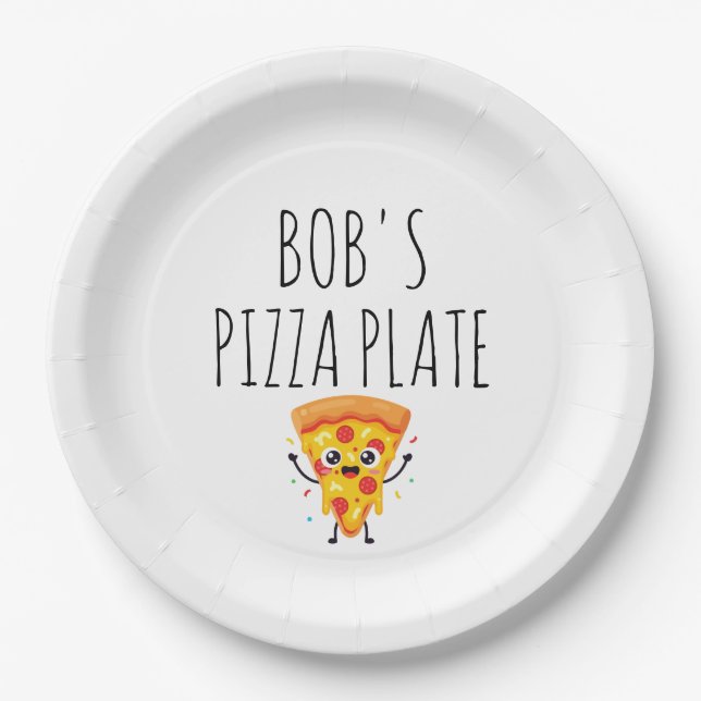 Personalized Pizza Plate (Front)