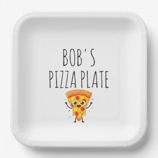 Personalized Pizza Plate