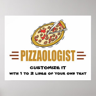 Personalized Pizza Poster