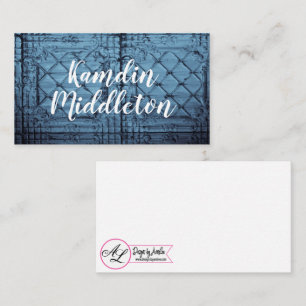 Personalized Place Cards Rustic Tin Panel Ceiling