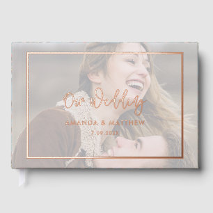 Personalized Plaid Clan Anderson Photo Tartan  Guest Book