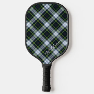 Personalized Plaid Rustic Gordon Clan Name Pickleball Paddle