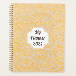 Personalized planner William Morris Larkspur 