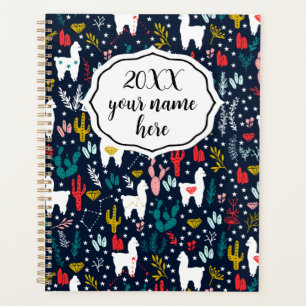 Personalized Planner with Alpacas