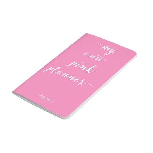 Personalized Planners My Cute Pink Planner 2017 Journal