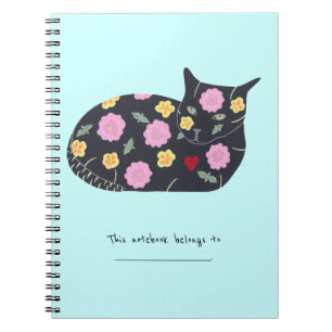 Personalized Plants deemed safe for Cats Notebooks