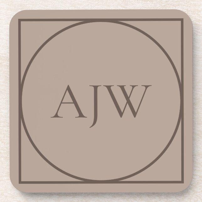 Personalized plastic coasters (Front)