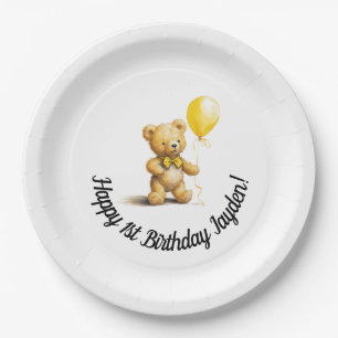 Personalized Plates, for Birthday, Baby Shower, Paper Plate